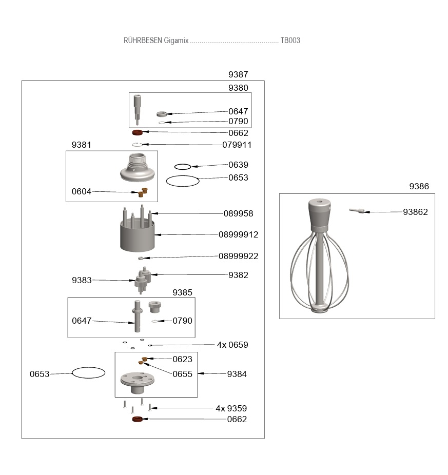 Gigamix Rührbesen TB003 Gigamix Rührbesen TB003