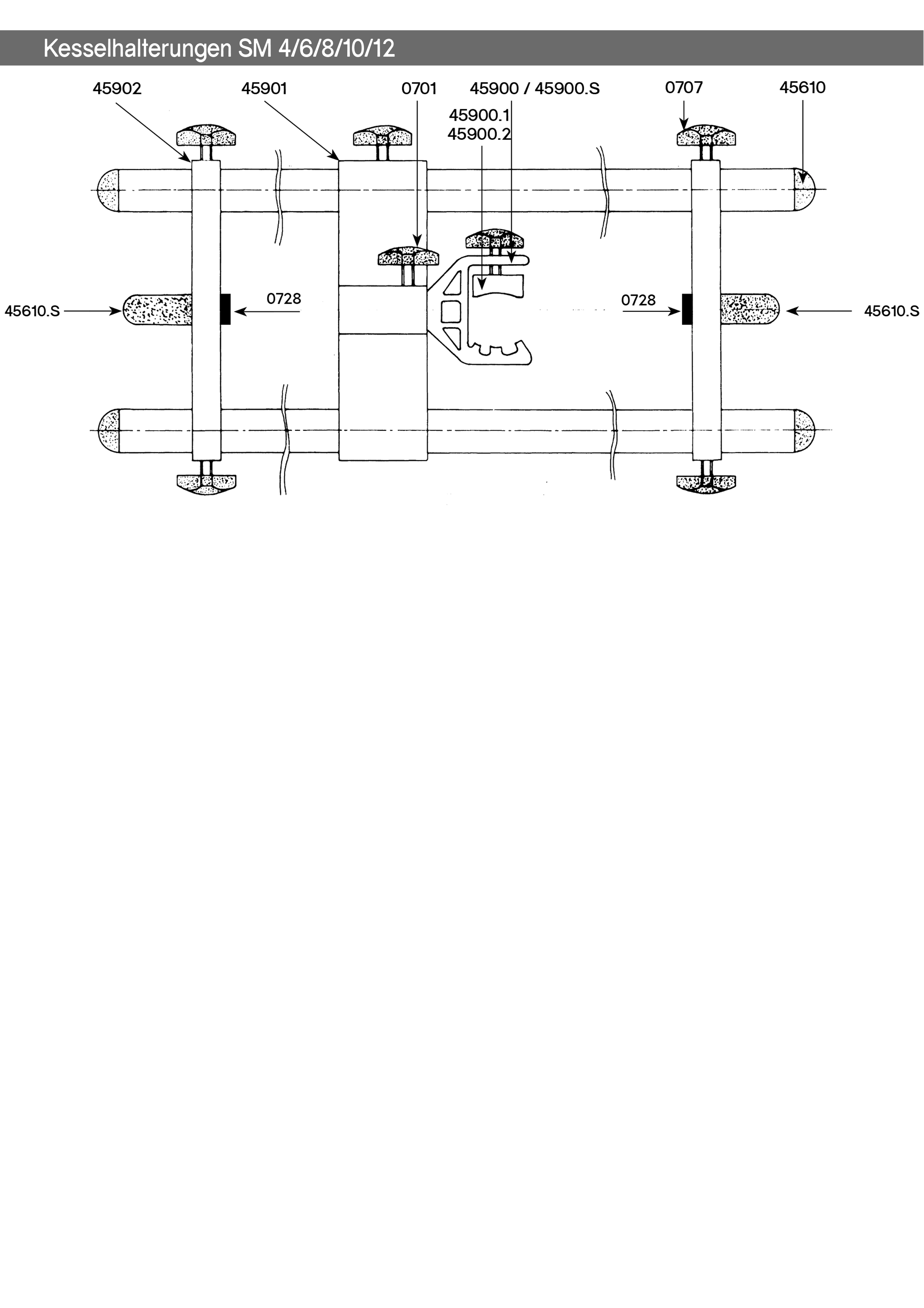 Kesselhalterung SM 4-12 Kesselhalterung SM 4-12