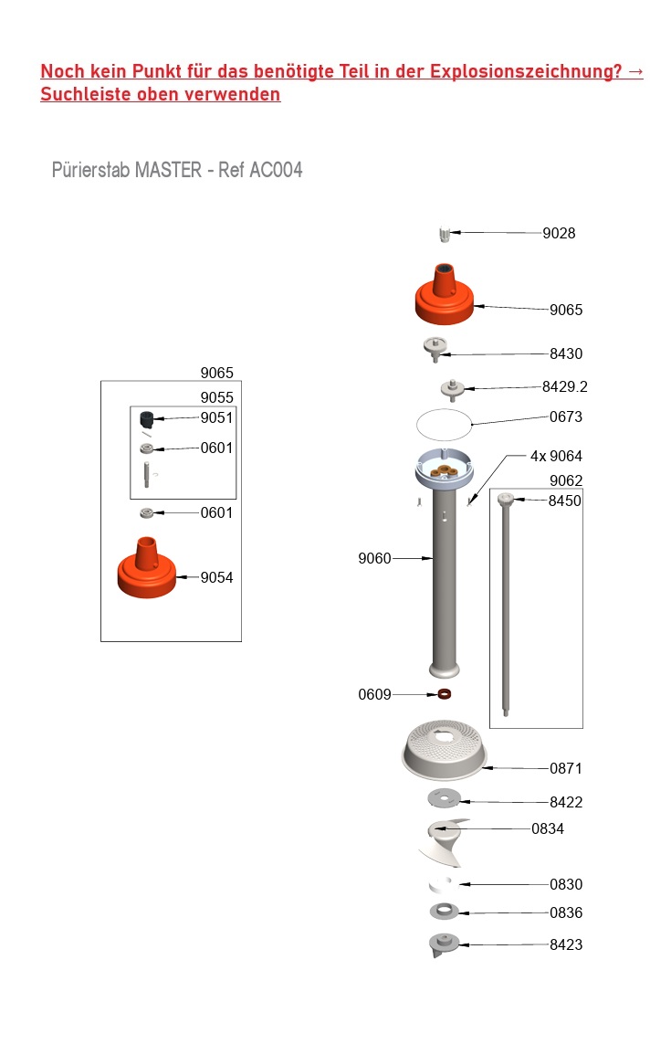 Senior Pürierstab - AC004
