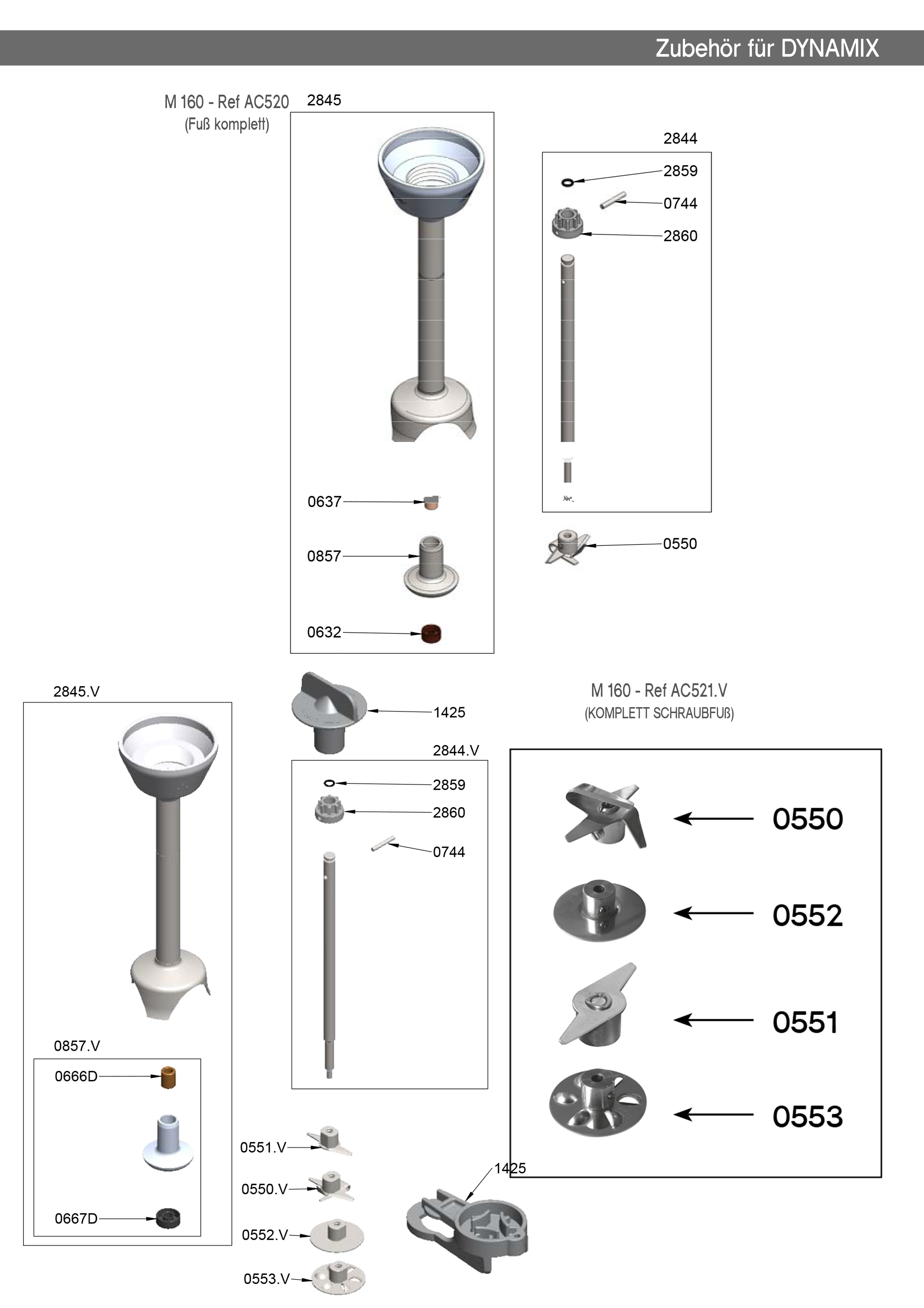 Dynamix Mixstab M 160 (AC520) & Messerset