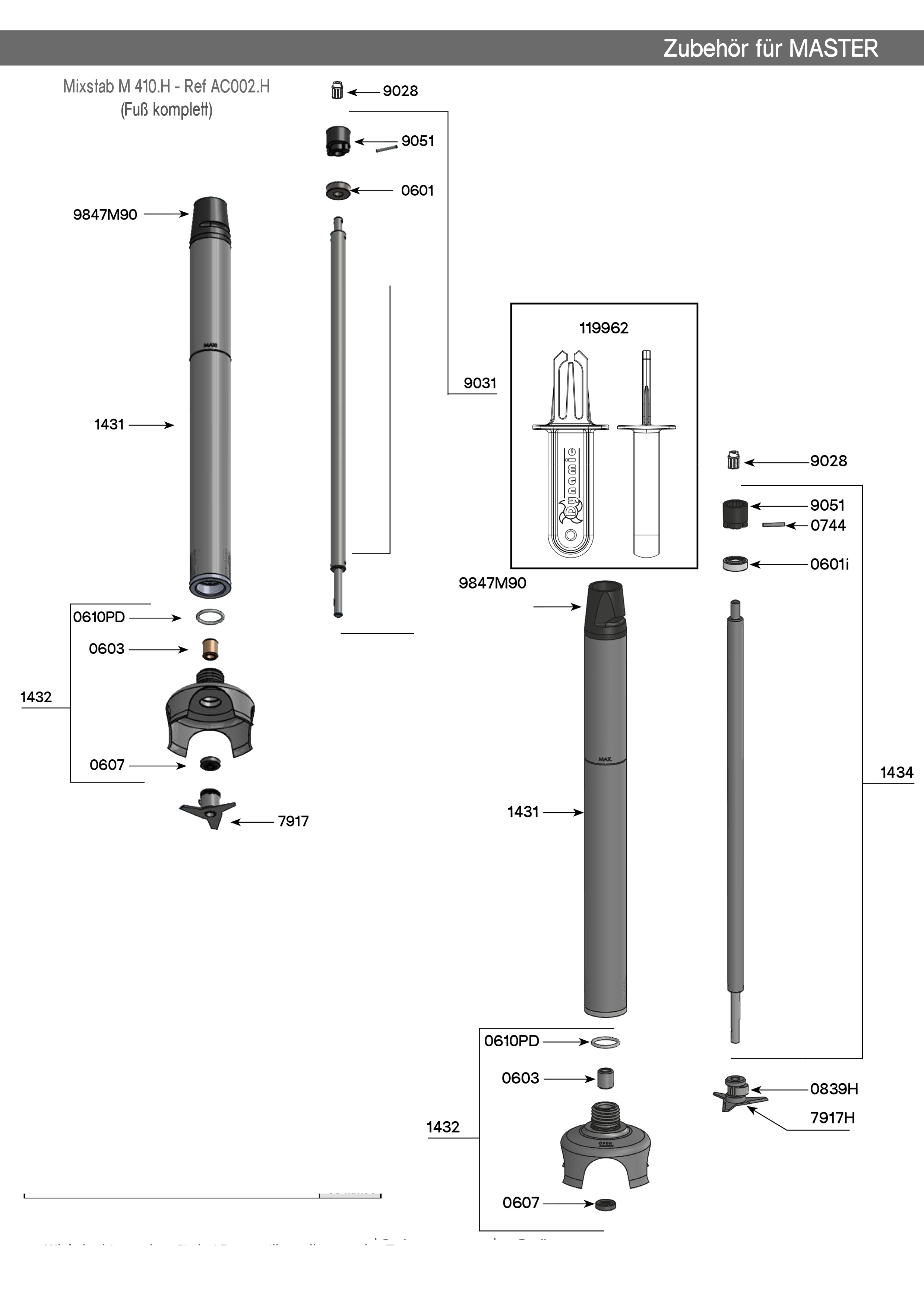 Master Mixstab M410.H & M 410HC (AC002.H & AC002.HC)