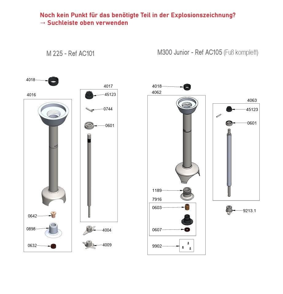 Junior Mixstäbe - AC101 / AC105