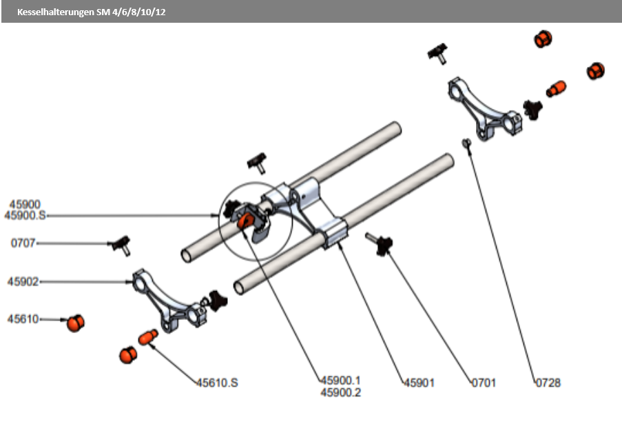 Kesselhalterung SM 4-12 Kesselhalterung SM 4-12