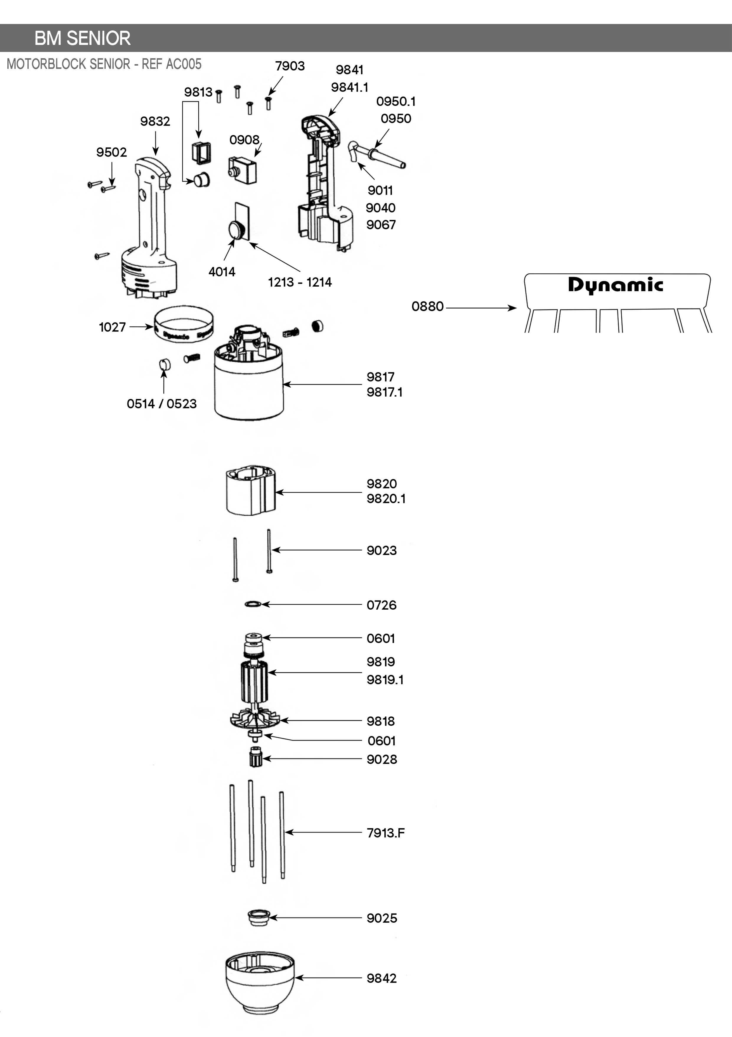 Senior Motorblock BM (AC005)