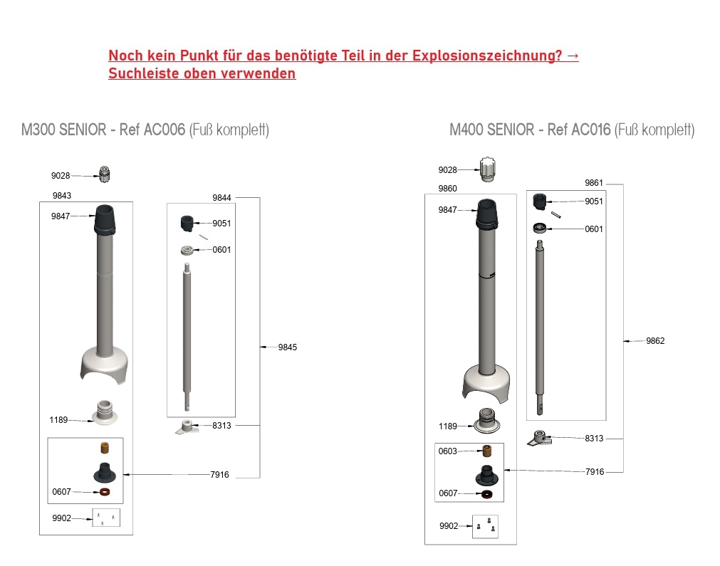 Senior Mixstäbe - AC006 / AC016